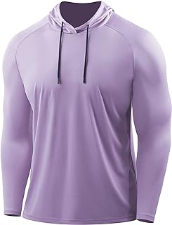 Sponsored Ad - CADMUS Men's Workout Long Sleeve Fishing Shirts UPF 50+ Sun Protection Dry Fit Hoodies