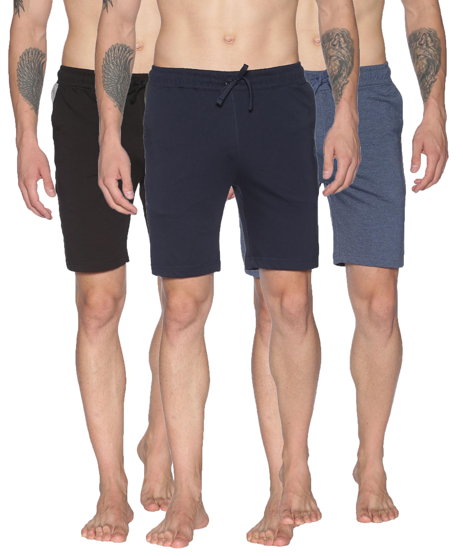 Mens Casual Cotton Bermuda Any Colors Shorts-image-19