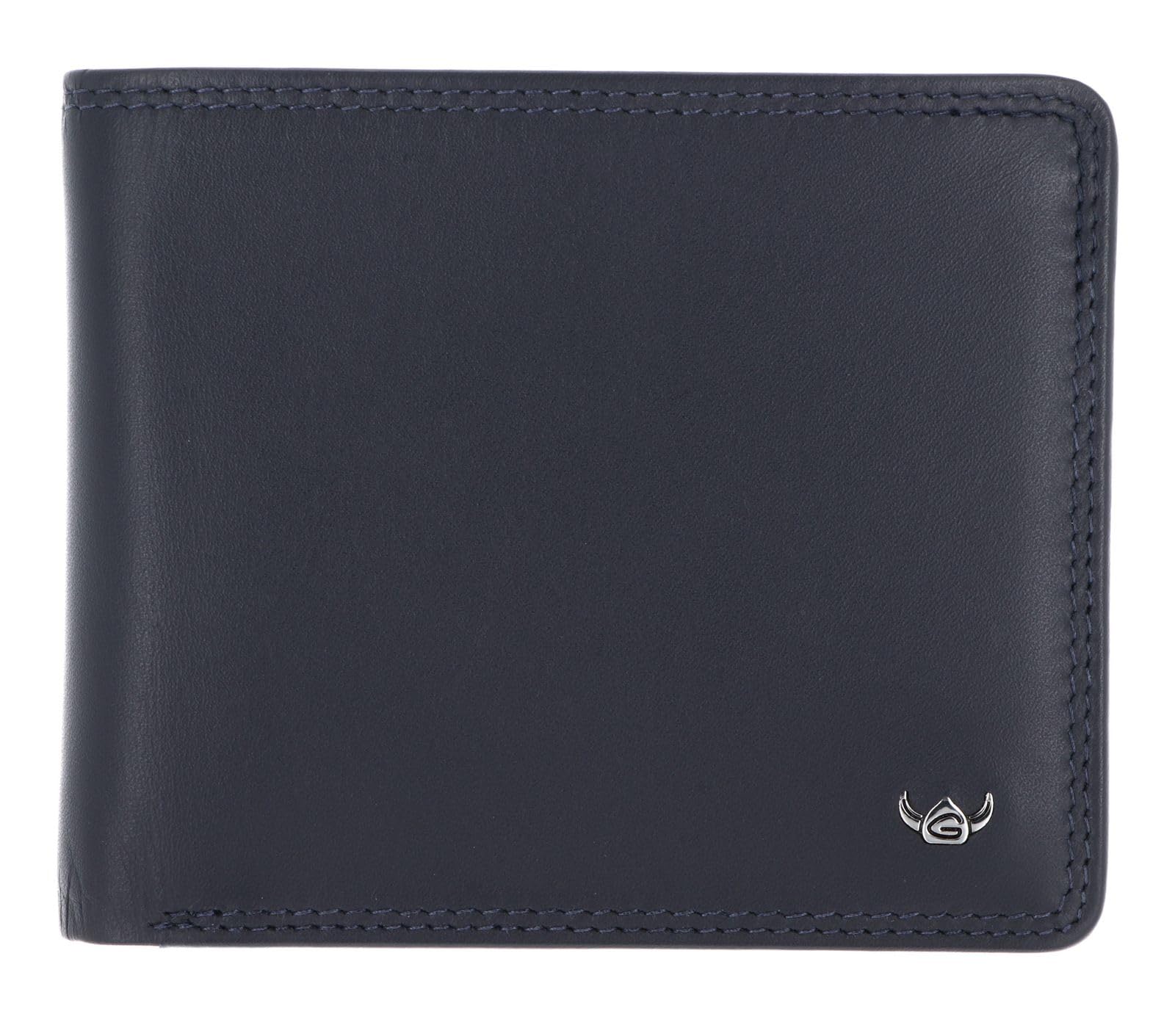 Golden Head Cuir Porte-Monnaie Polo RFID Protect Scheintasche 1135 Marineblau Bleu Marine