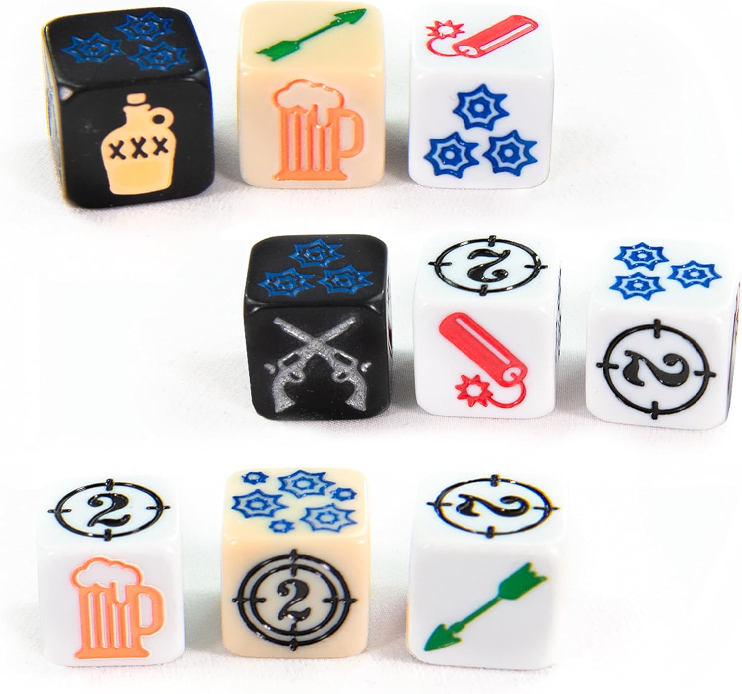 DV Games Bang Dice Explosion - Dice Game - for 3 to 8 Players and Ages 8+