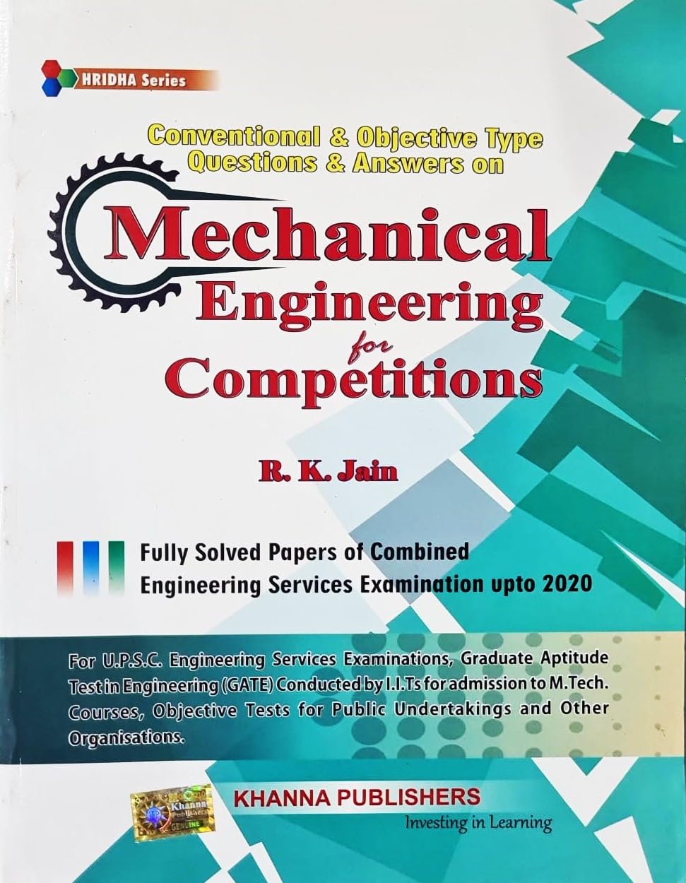 Buy RK Jain Mechanical Engineering for Competitions Conventional