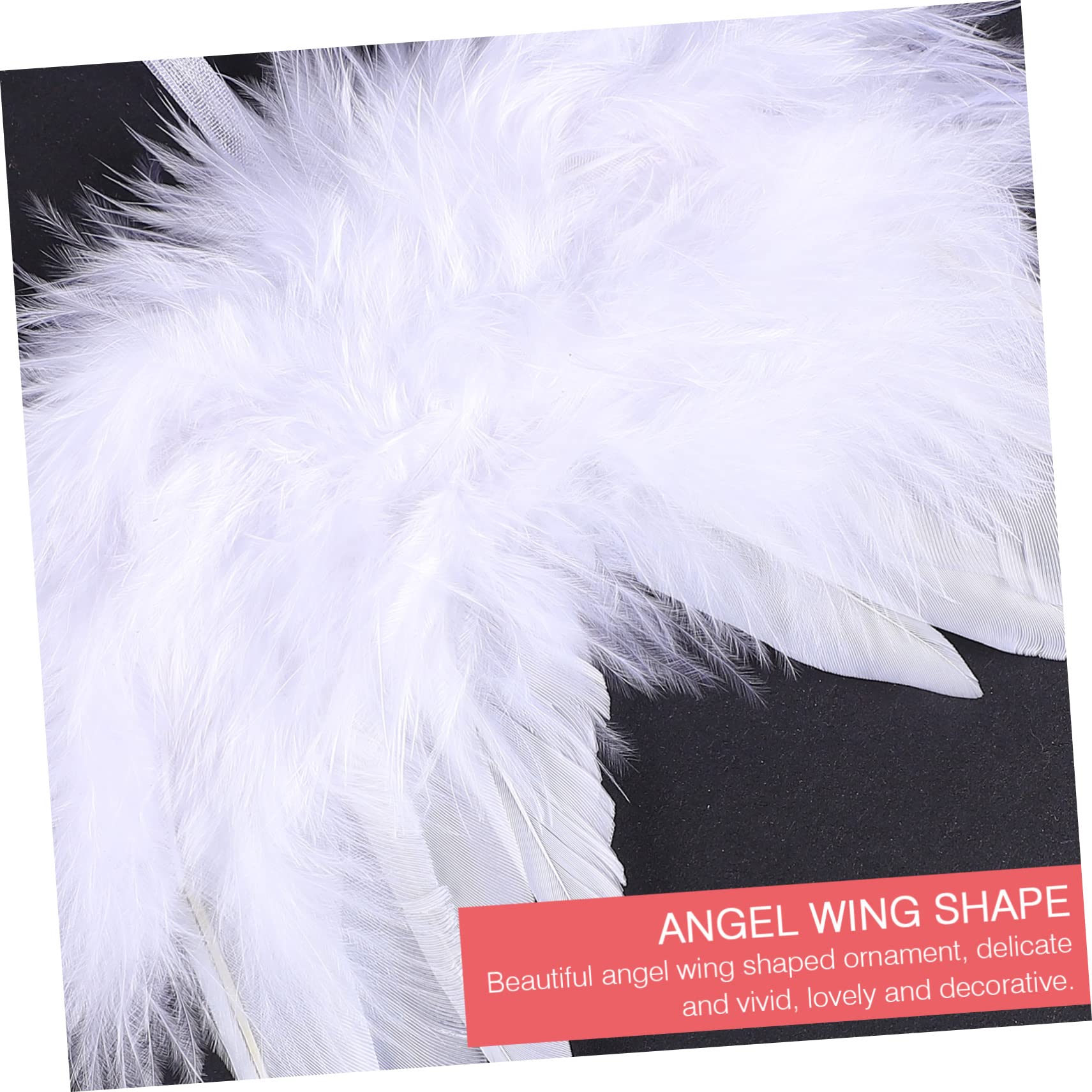 COLLBATH 24 Piezas Adornos De Alas De Ángel Navideñas Colgantes De Alas De Ángel para Decoración De Suministros Navideños De Colgante De De