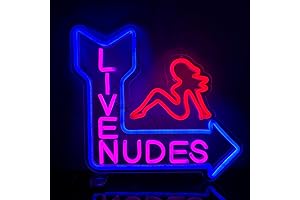 Neon Girl Sign Adds Scintillating Charm to Spaces