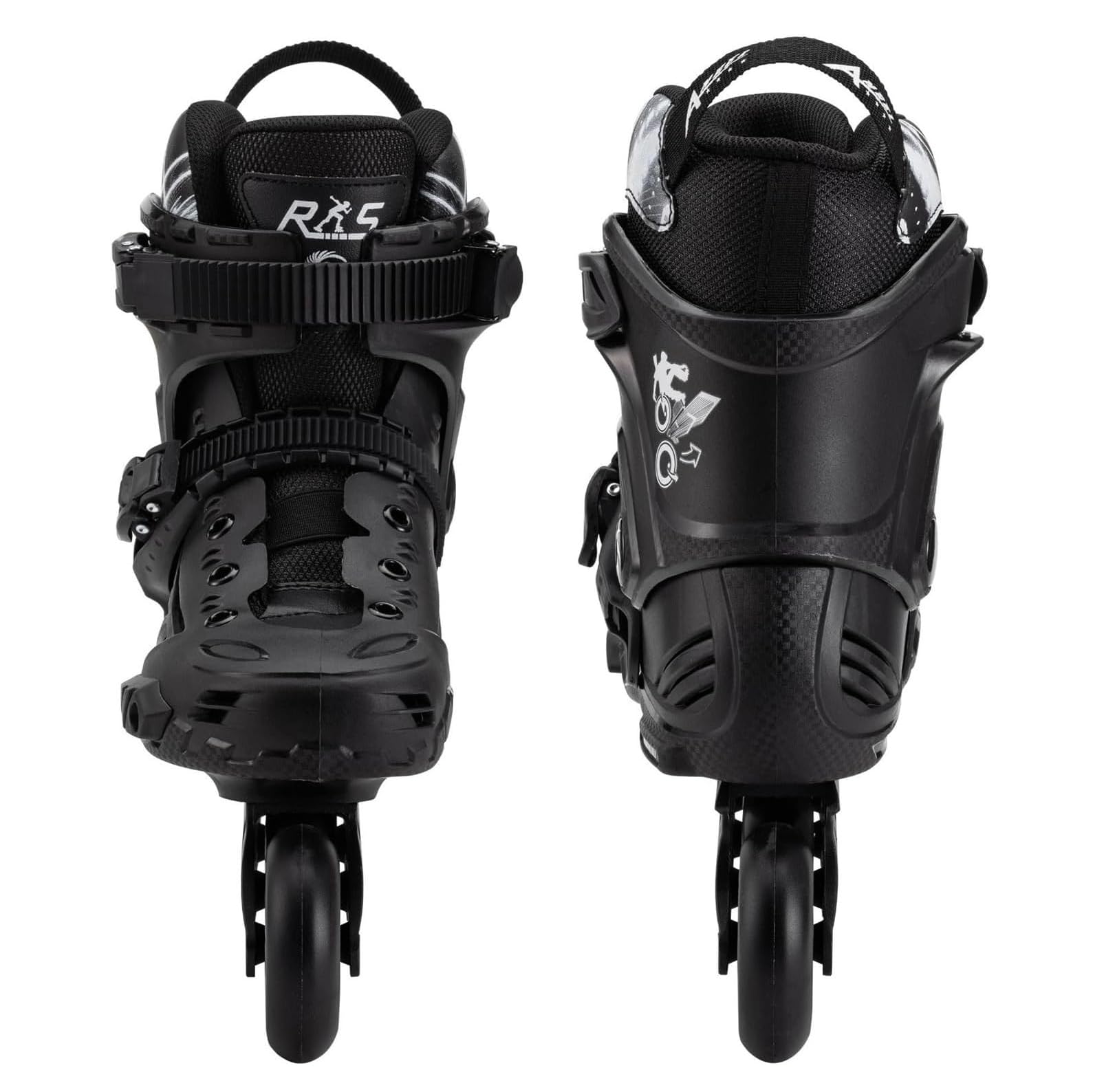 Patines En Línea para Adultos, 4 Rueda Patinaje para Mujeres Y Hombres, Profesionales De Patinaje De Velocidad En Línea para Principiantes(42,Black)