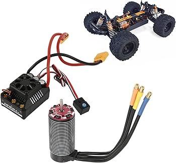 Amazon.co.jp: ブラシレスモーター ESC コンボセット、1450KV
