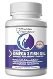 Fish Oil Omega 3 3000mg per Serving - 915mg Epa, 630mg Dha, 2000mg Total Omega 3 6 9 XL - 180 Capsules