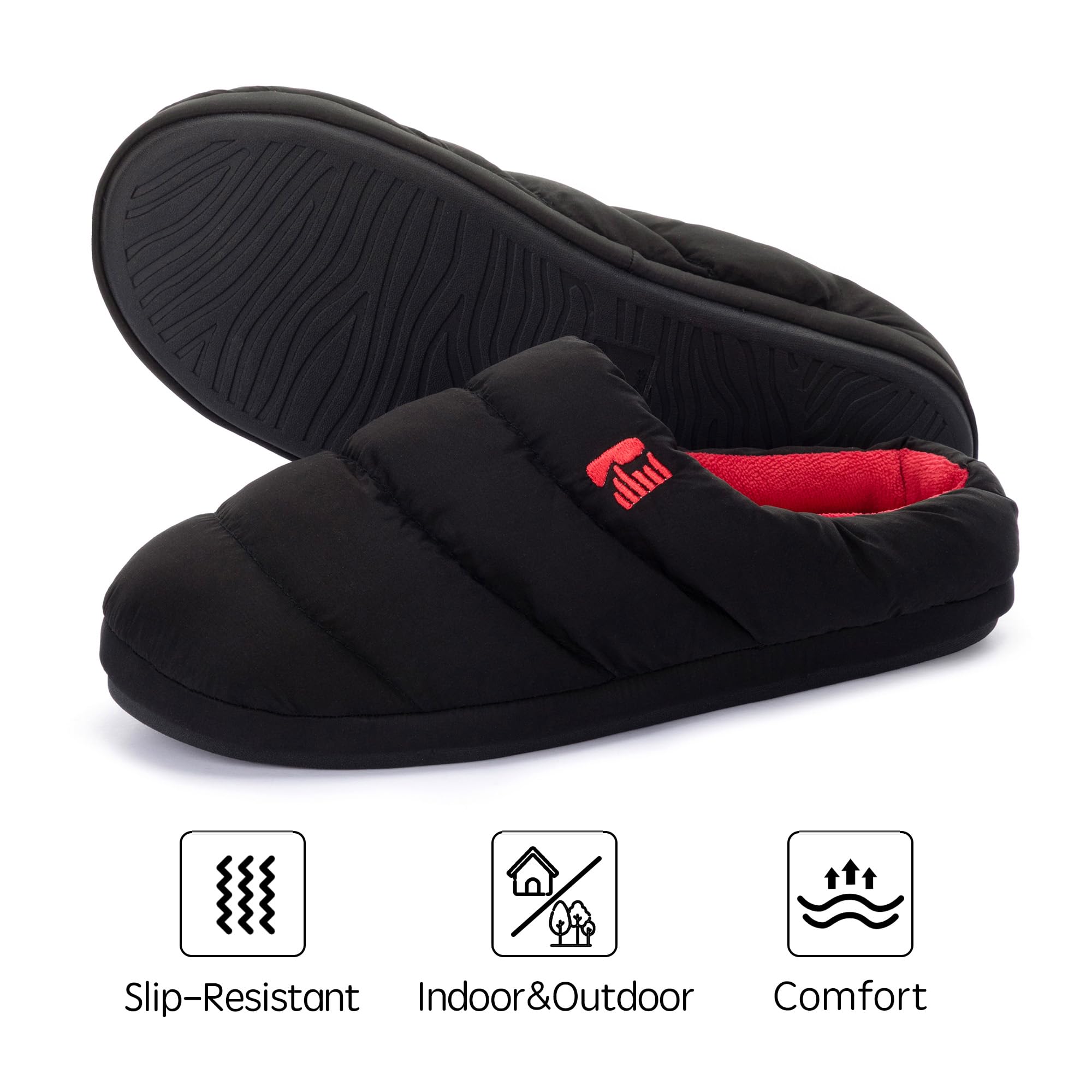 RockDove Pantofole da Campeggio in Memory Foam per Uomo