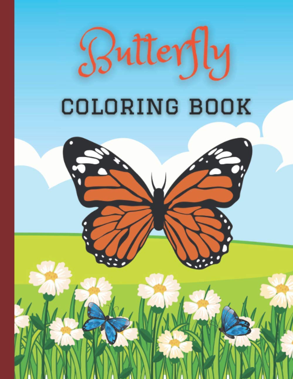 Butterfly Coloring Book: Easy Coloring Book On Butterfly For All Ages