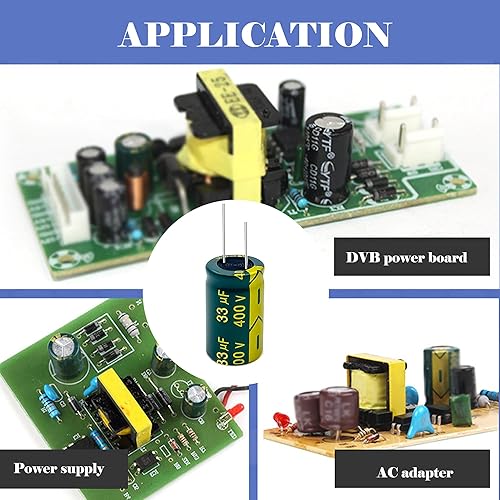 Miniatura 5 de Condensador electrolítico de aluminio de alta frecuencia para refrigerador, TV, monitor LCD
