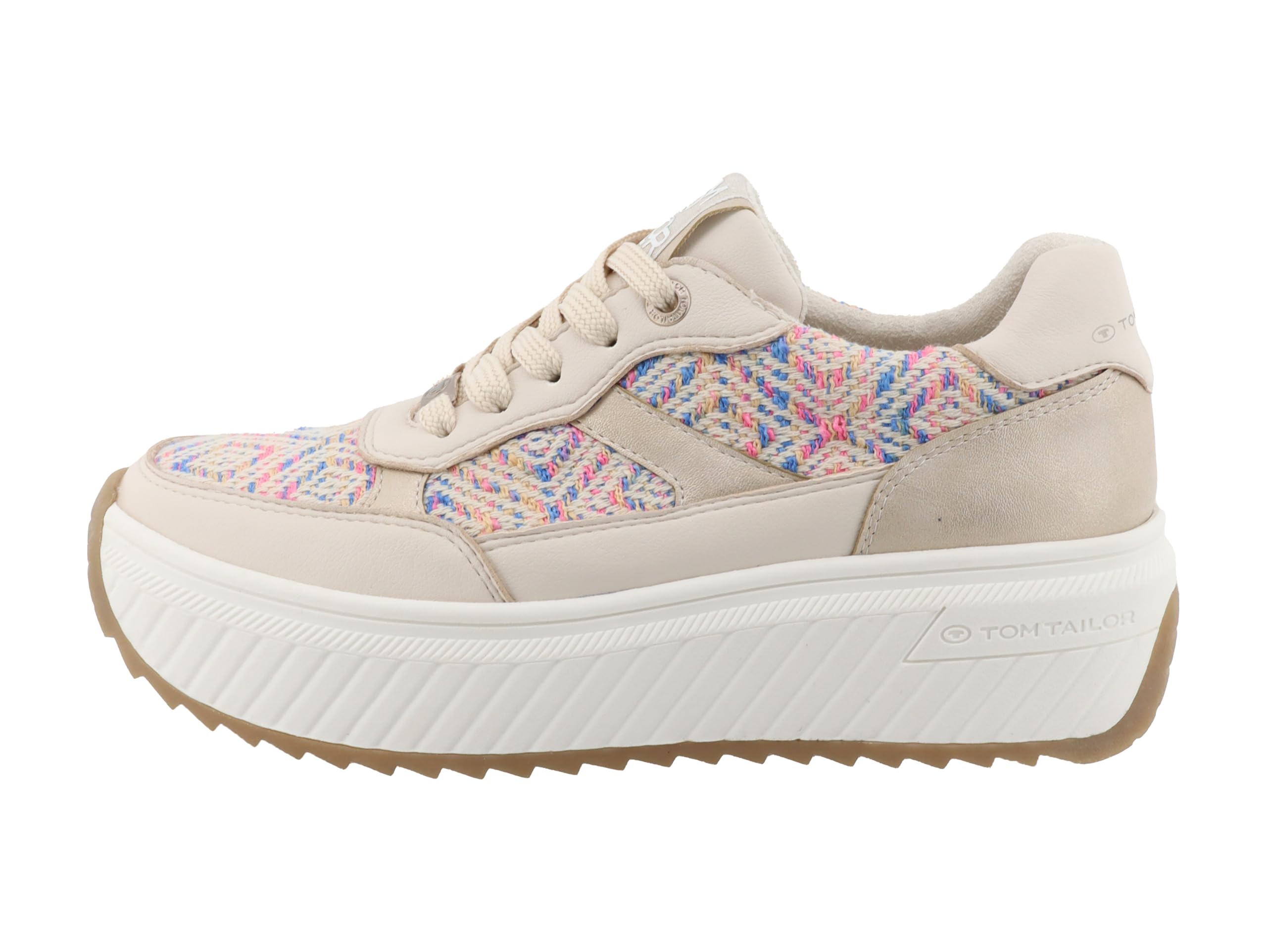 TOM TAILOR Women 9590370009 Sneaker, Cream, 8 UK