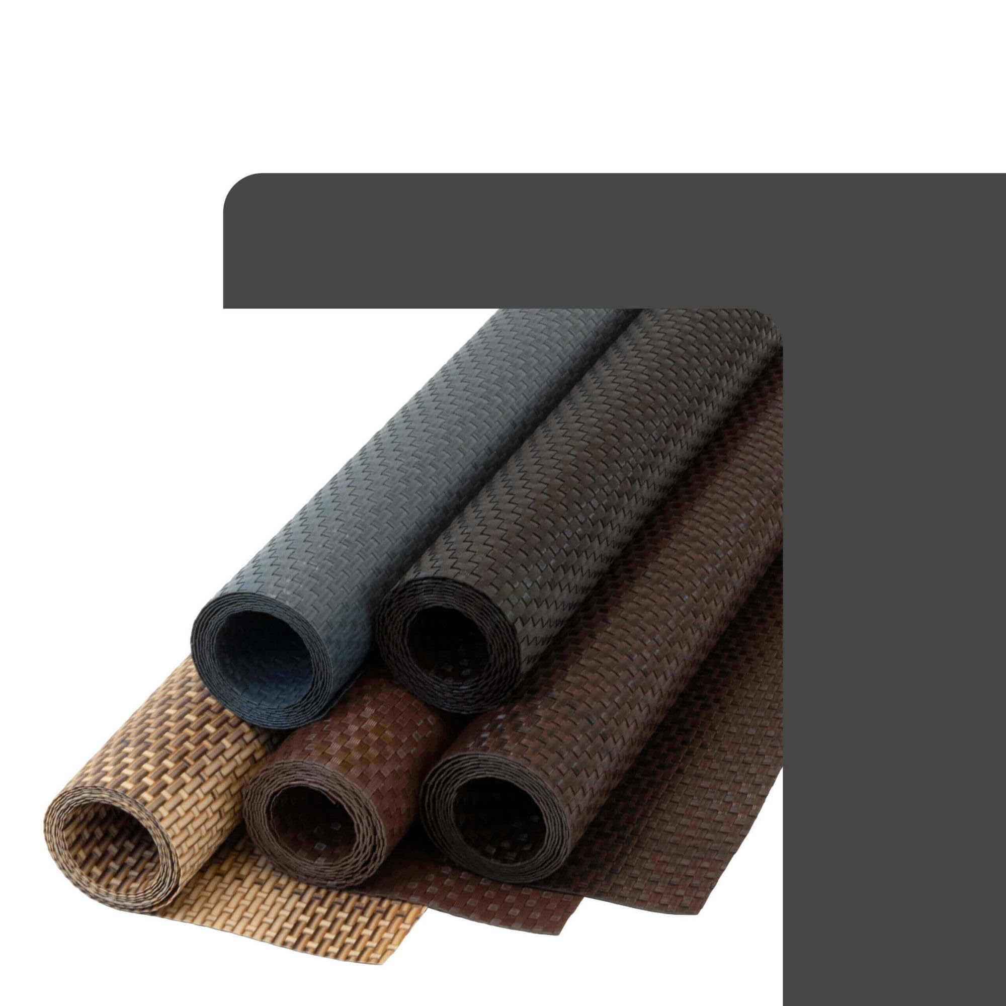 Sichtschutzmatte Rattan Optik 1 x 3m Braun
