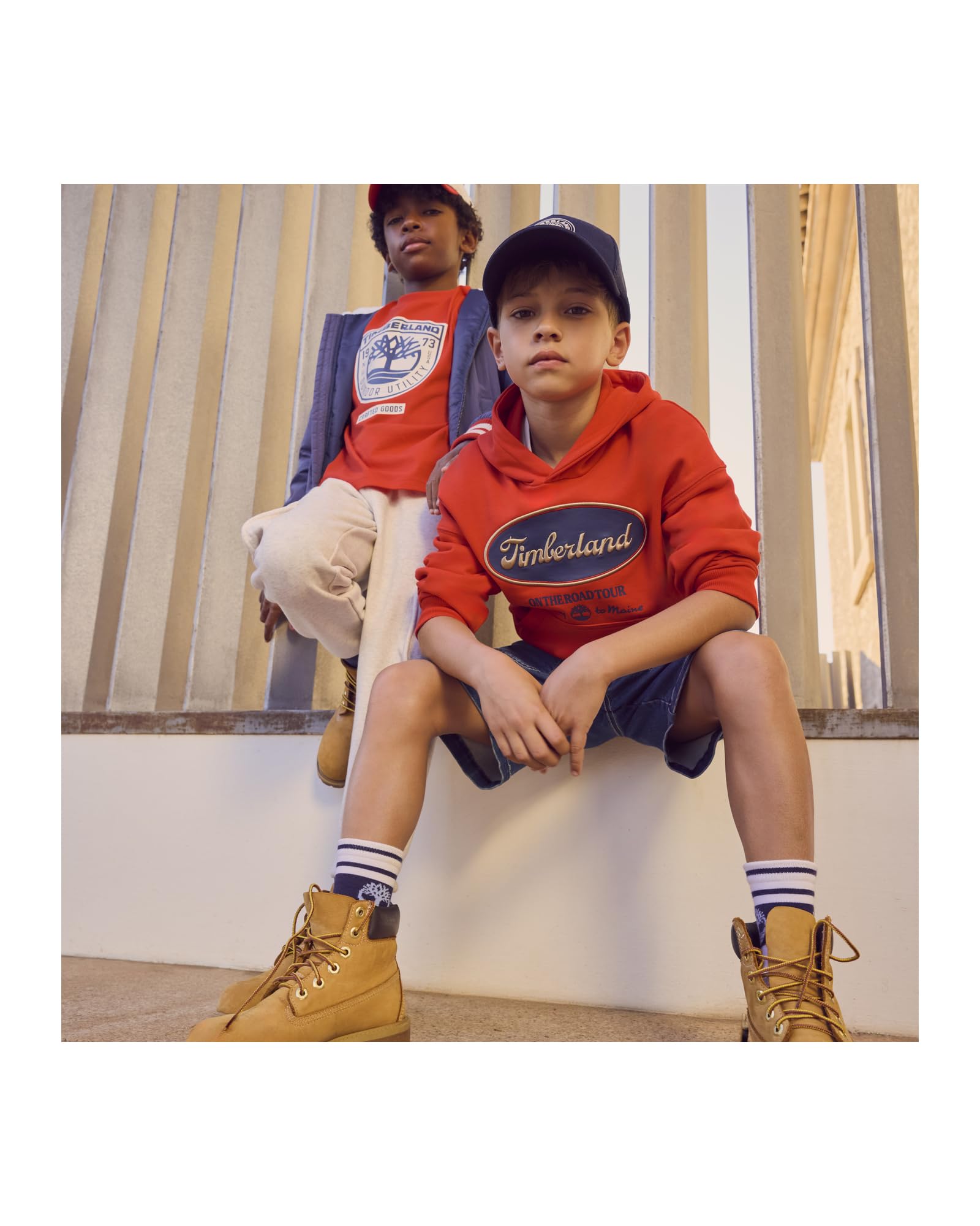 Timberland Pantalones de chándal para niño, Color Gris, 4 años