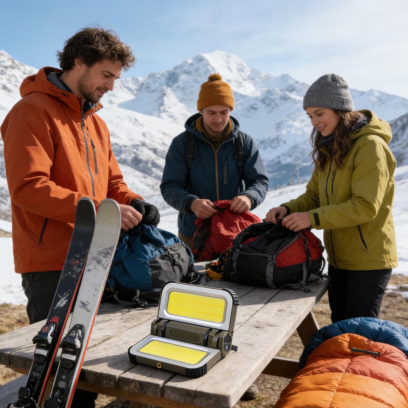 Lanterna Solare Per Campeggio LED Luminosa Magnetica Pieghevole | Lanterna Da Campo Luminosa Ad Alimentazione A Batteria Per Escursionismo Trekking Tenda Emergenza Sopravvivenza Pesca
