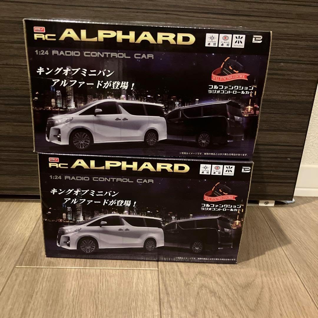 ラジコン アルファード 2個セット ヴェルファイア ラジコン ブラック