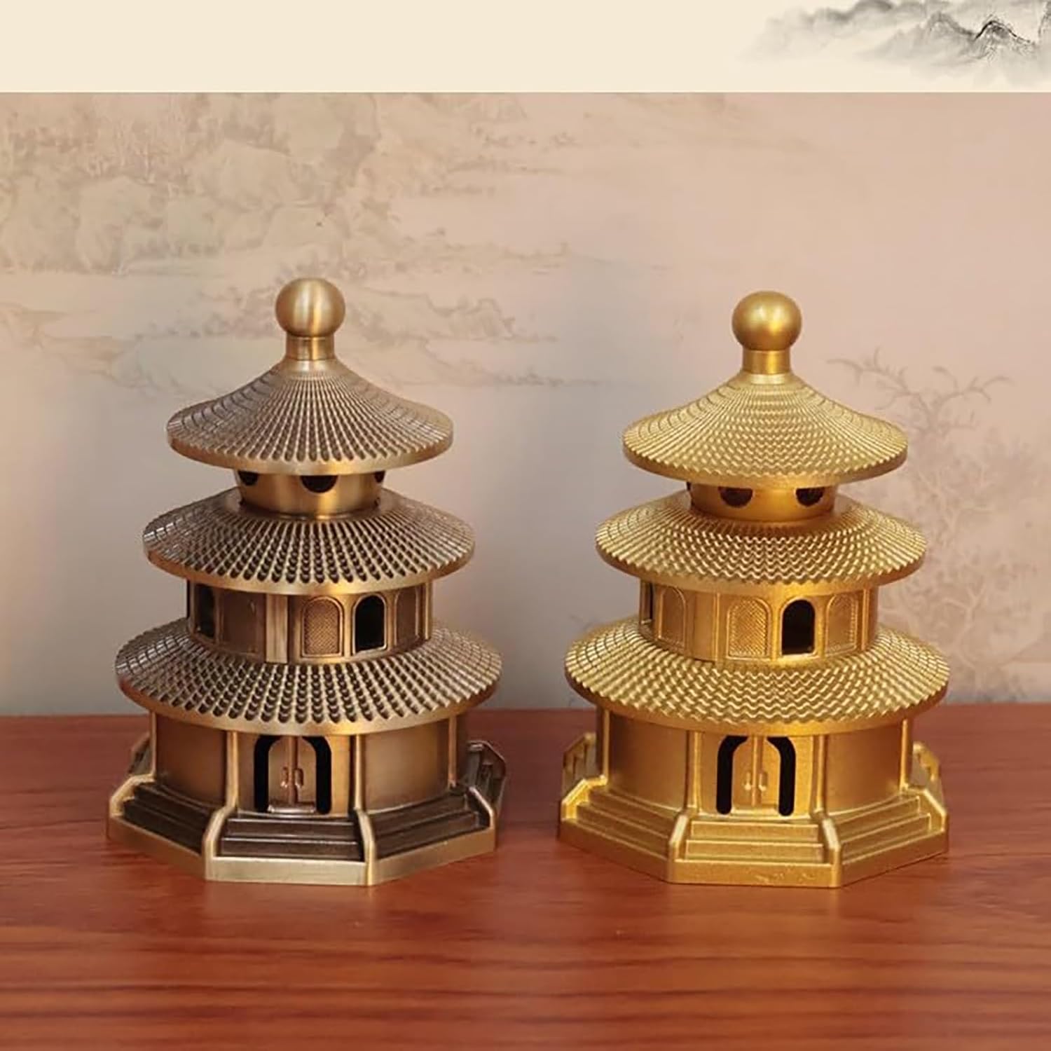 中国大明宣徳年代香炉コレクション 中国 大明宣徳年製 古銅 四方双耳