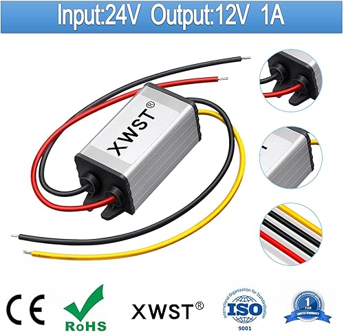 Miniatura 9 de DC a CC 24V a 12V Voltaje reductor Regulador 12Volts Convertidor Buck Salida 5A 60W Módulo convertidor de potencia (5A)