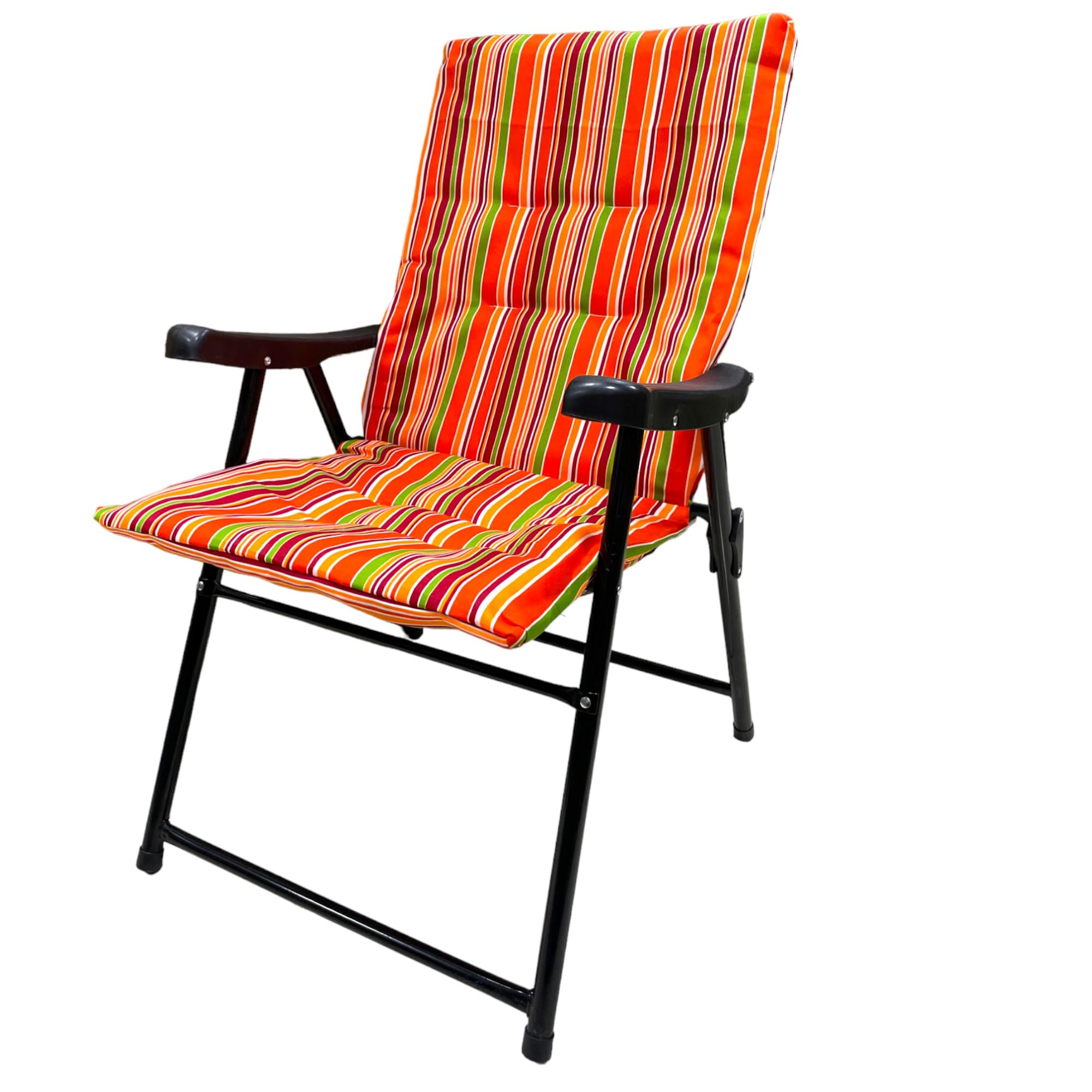 GO2CAMPS Foldable Camping Chair with Cusion Heavy Quality,Cushion Camping chair| كرسي رحلات Sadu Chair | Foldable Chair | Garden Chair | Fishing Chair | Travel Chair | Picnic Chair and Festival chair