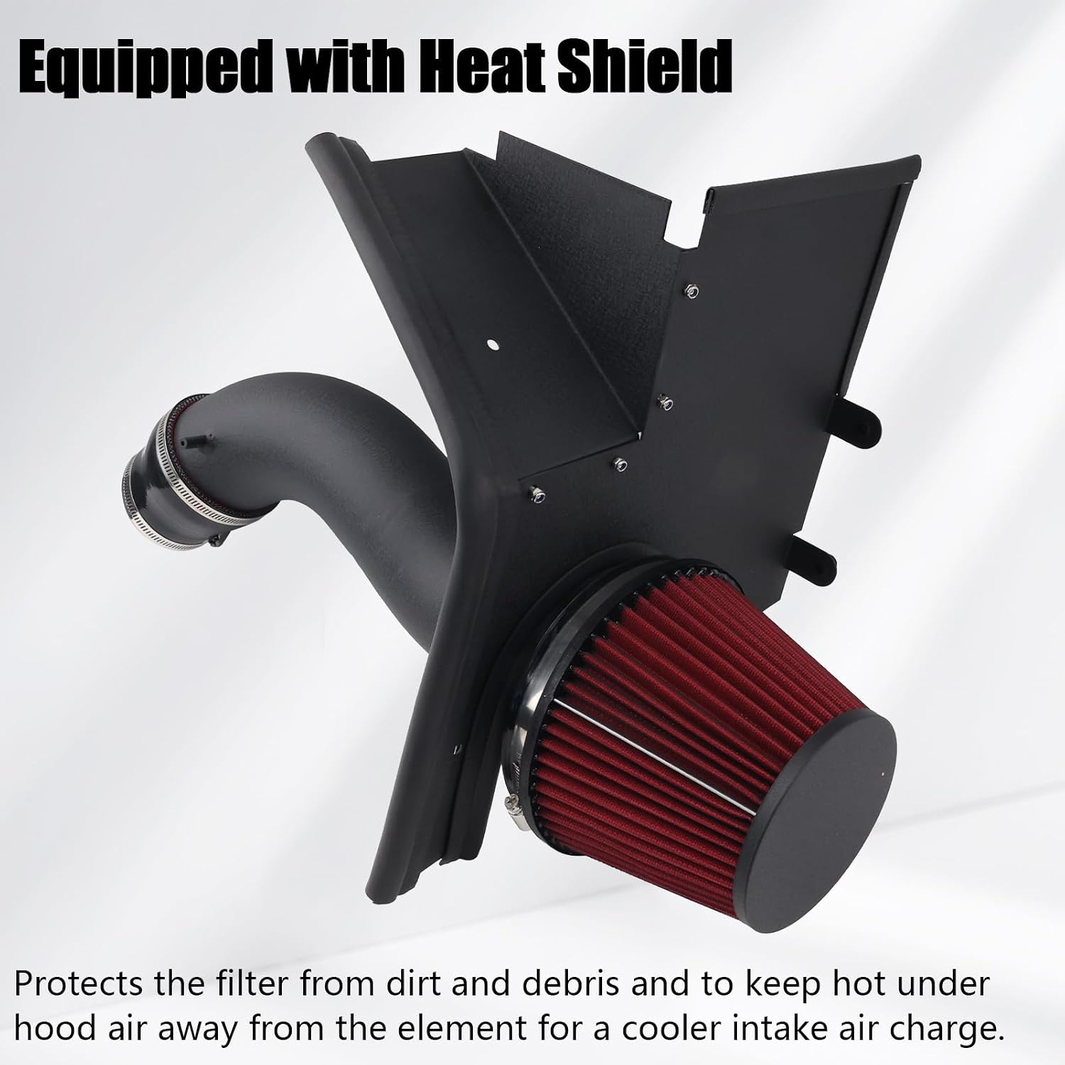 Cold Air Intake Kit Compatible with 2010-2016 Audi B8 B8.5 S4 S5 Q5 SQ5 3.0T V6 Shield Cold Air Intake System