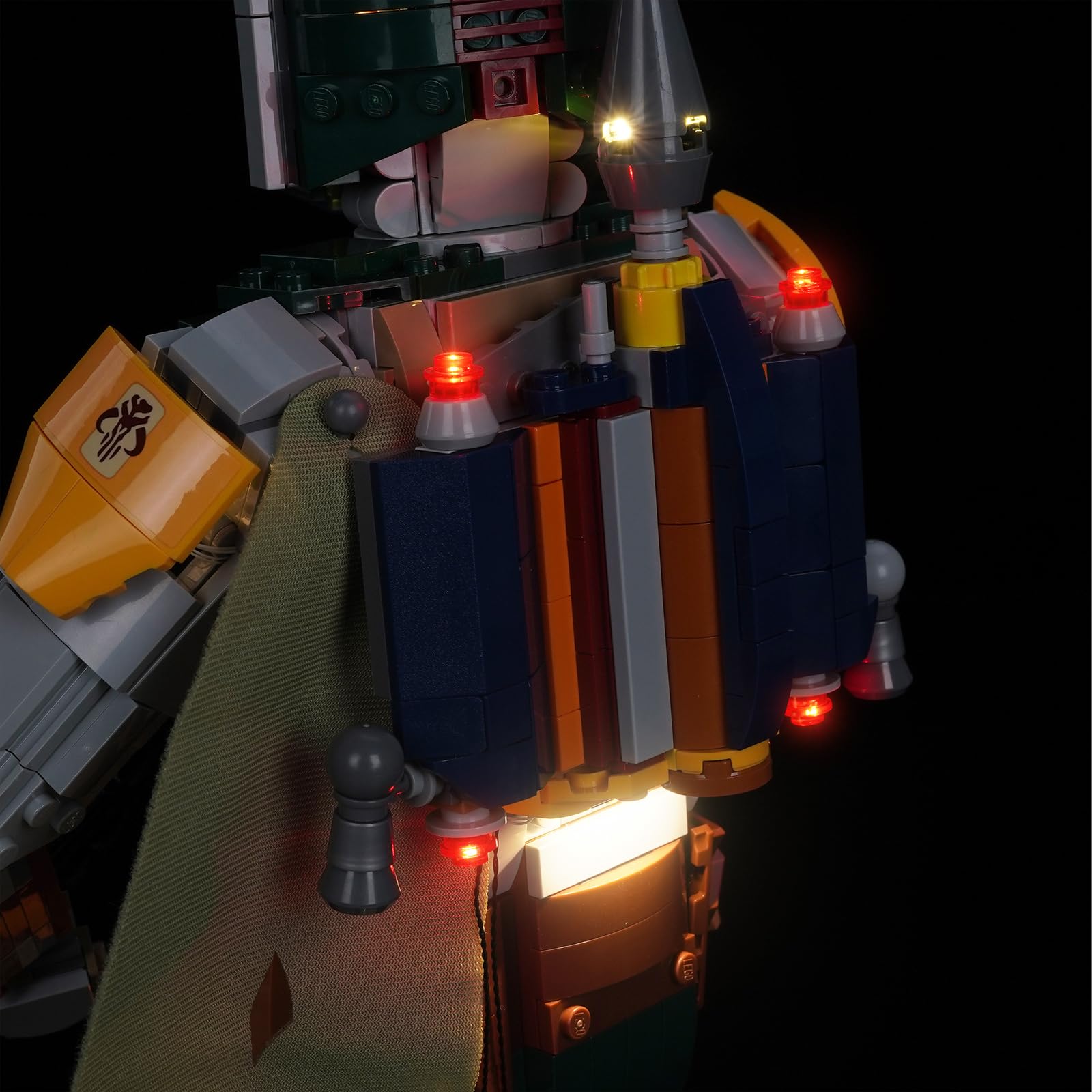 BrickBling Kit d'éclairage à télécommande compatible avec Lego 75455 Boba