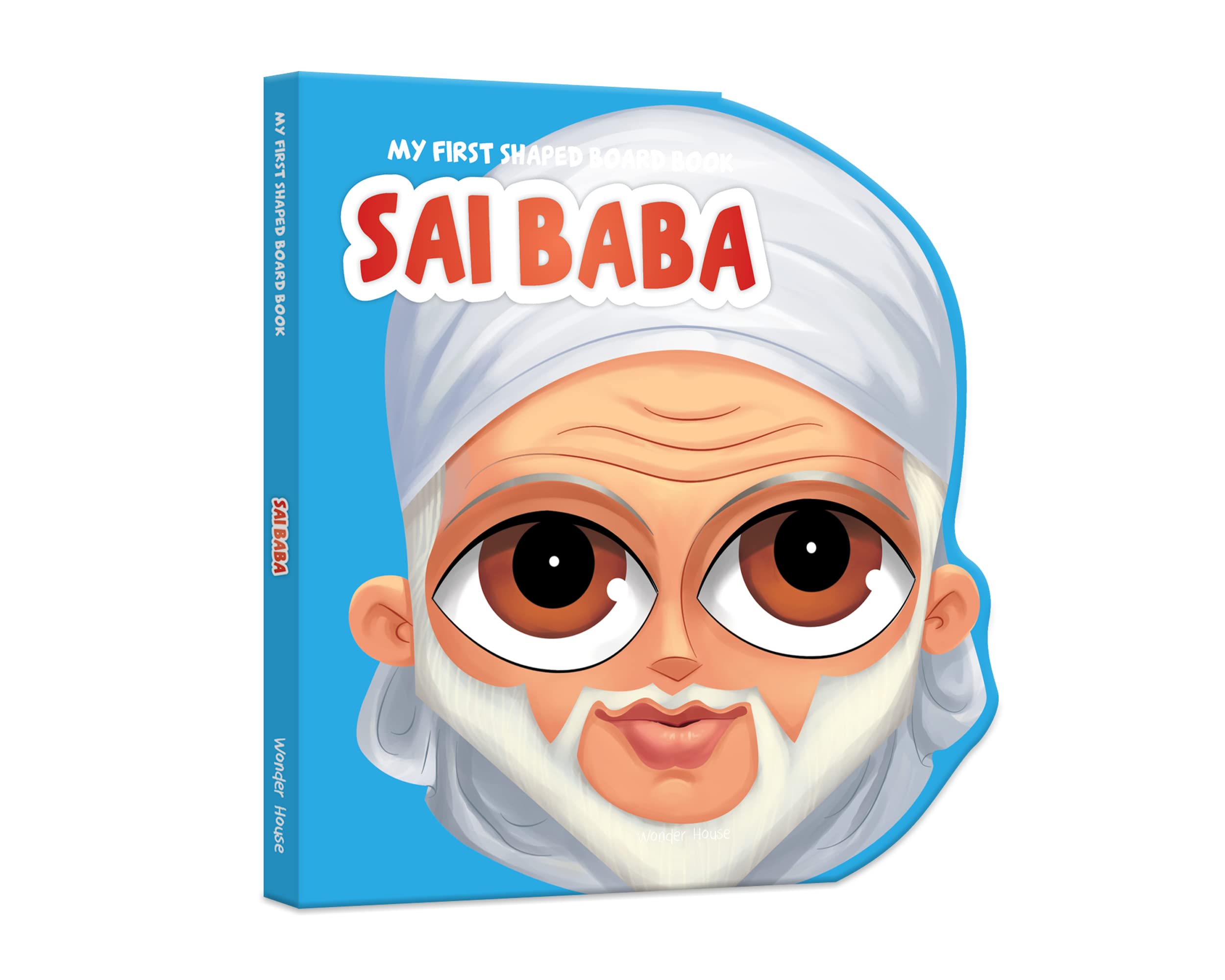 Wonder House Books My First Shaped Board Illustrated Sai Baba Hindu Mythology Picture Book for Kids Age 2+ (Indian Gods and Goddesses)