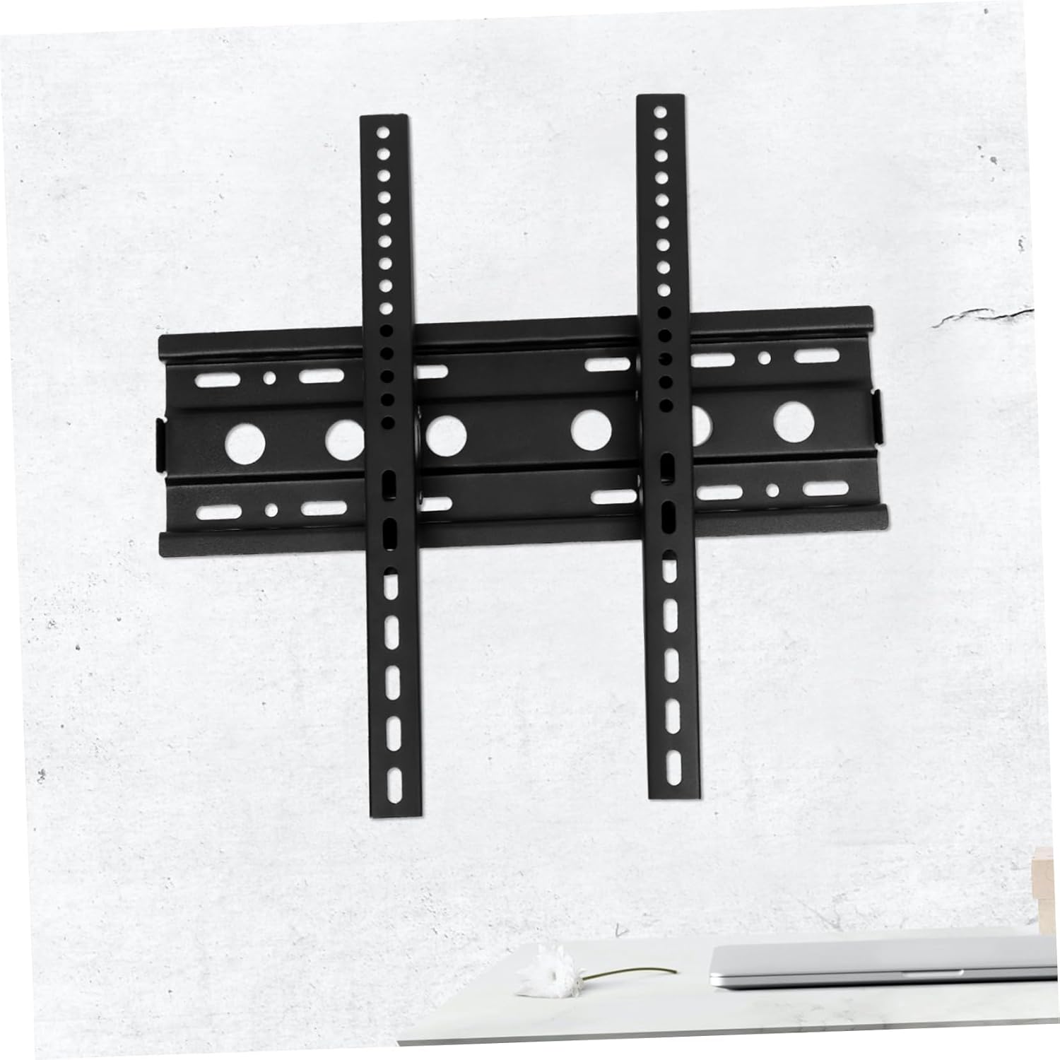 Alipis Tilting Tv Wall Mount Bracket Adjustable Low Profile Holder for Tvs Space-Saving Design Easy Installation for Living Rooms and Bedrooms