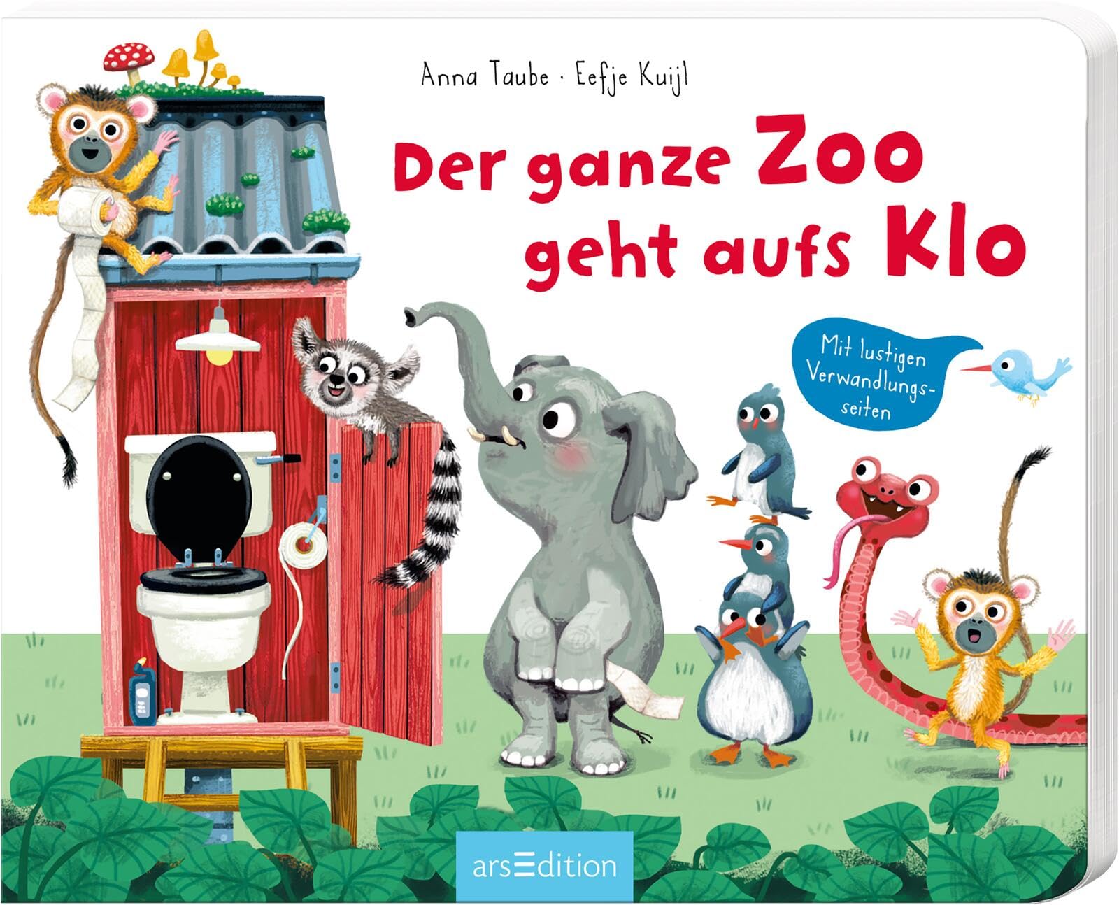 Der ganze Zoo geht aufs Klo: Mit Verwandlungsseiten