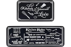 Black and White Kitchen Runner: Chic and Comfy Decor for the Heart of Your Home