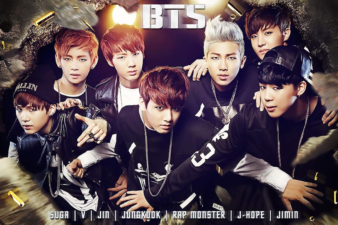 777 Tri-Seven Entretenimento BTS Poster Bangtan Boys Arte para