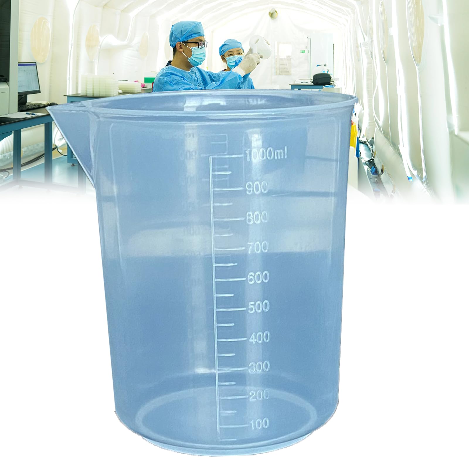 Tasses à mesurer en silicone 1000ml pour cuisine et pâtisserie créative