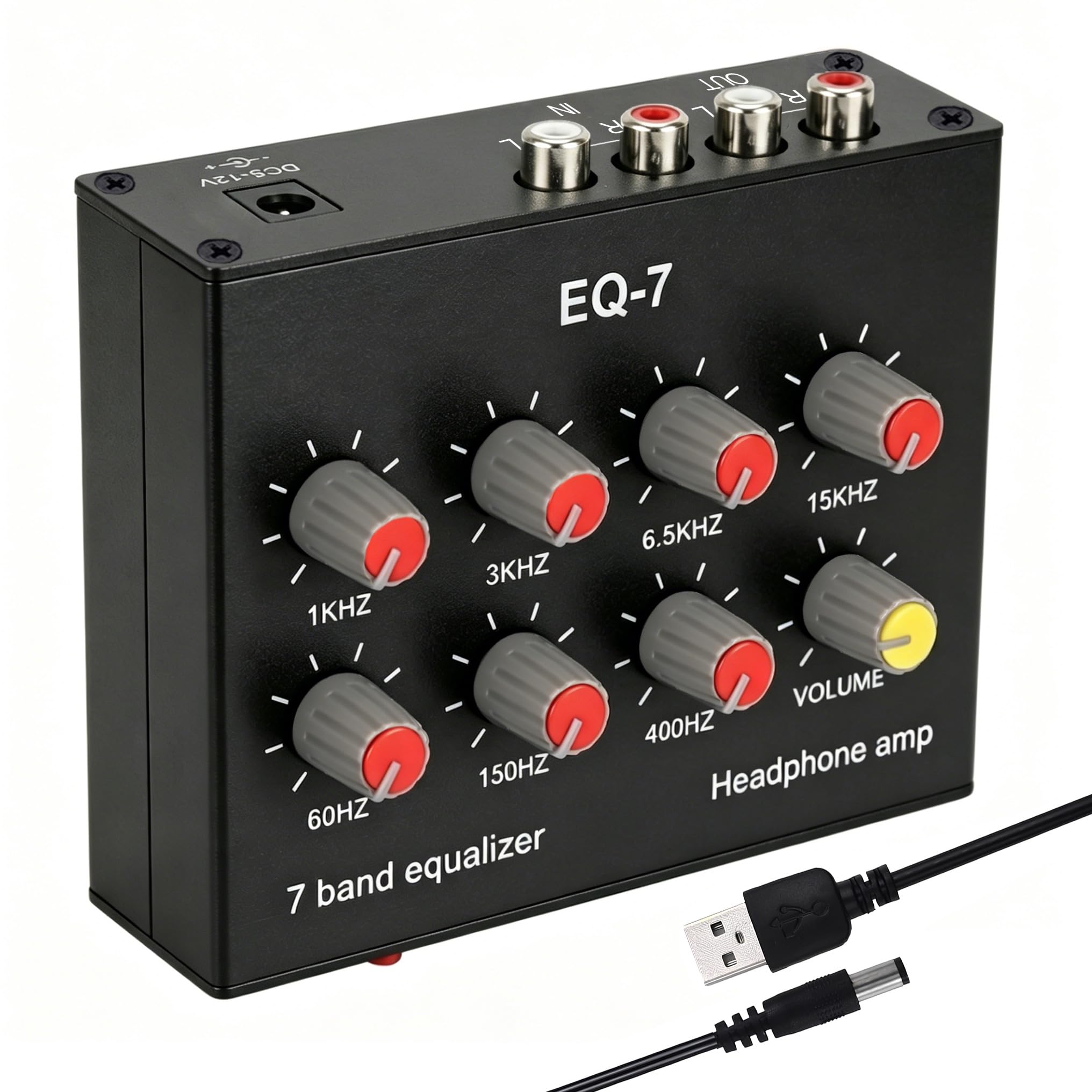 Amazon.com: EQ 7 Band Stereo Equalizer for Home Car Audio Signal