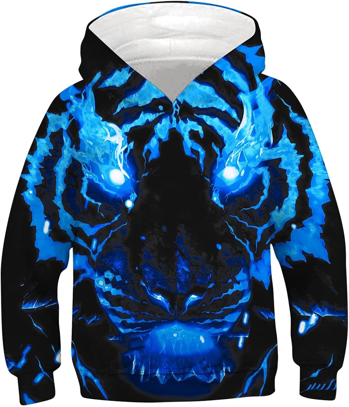 RAISEVERN Boys Girls Hoodies 3D Print Sweatshirt kids Unisex Pullover Hooded with Pocket for 6-16 Years