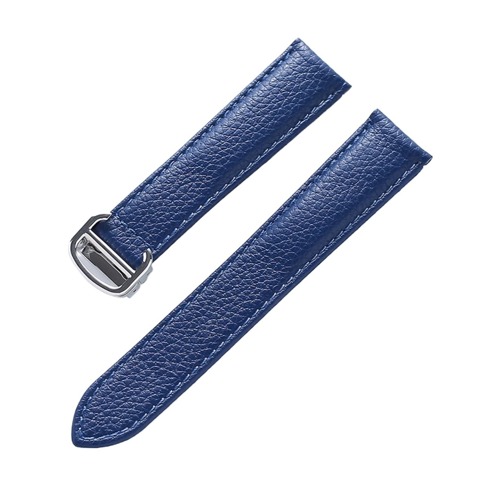Genérico FYXT Correa de reloj de cuero Litchi suave compatible con accesorios Tank London