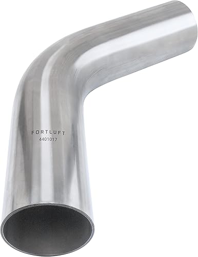 Vista 44 de Fortluft Tubo de escape universal curvo y codo, de acero inoxidable, recto, 2.00 pulgadas/50.8 mm