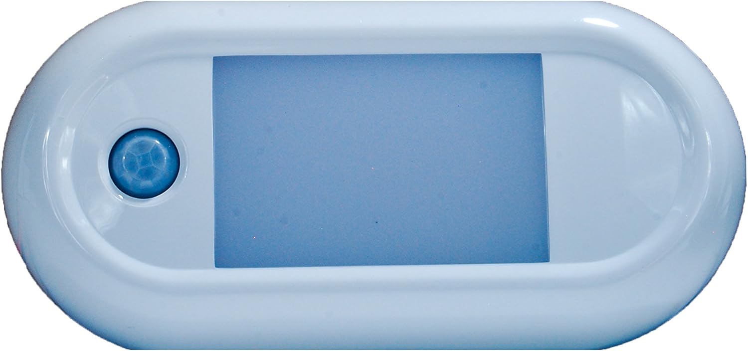 OZ-USA 5" Motion Sensor RV LED porch Light Fixture security marine boat Utility 12v 24v Motorhome Camper van auto Semi Truck travel Trailer bed overland water proof heavy duty Interior Exterior