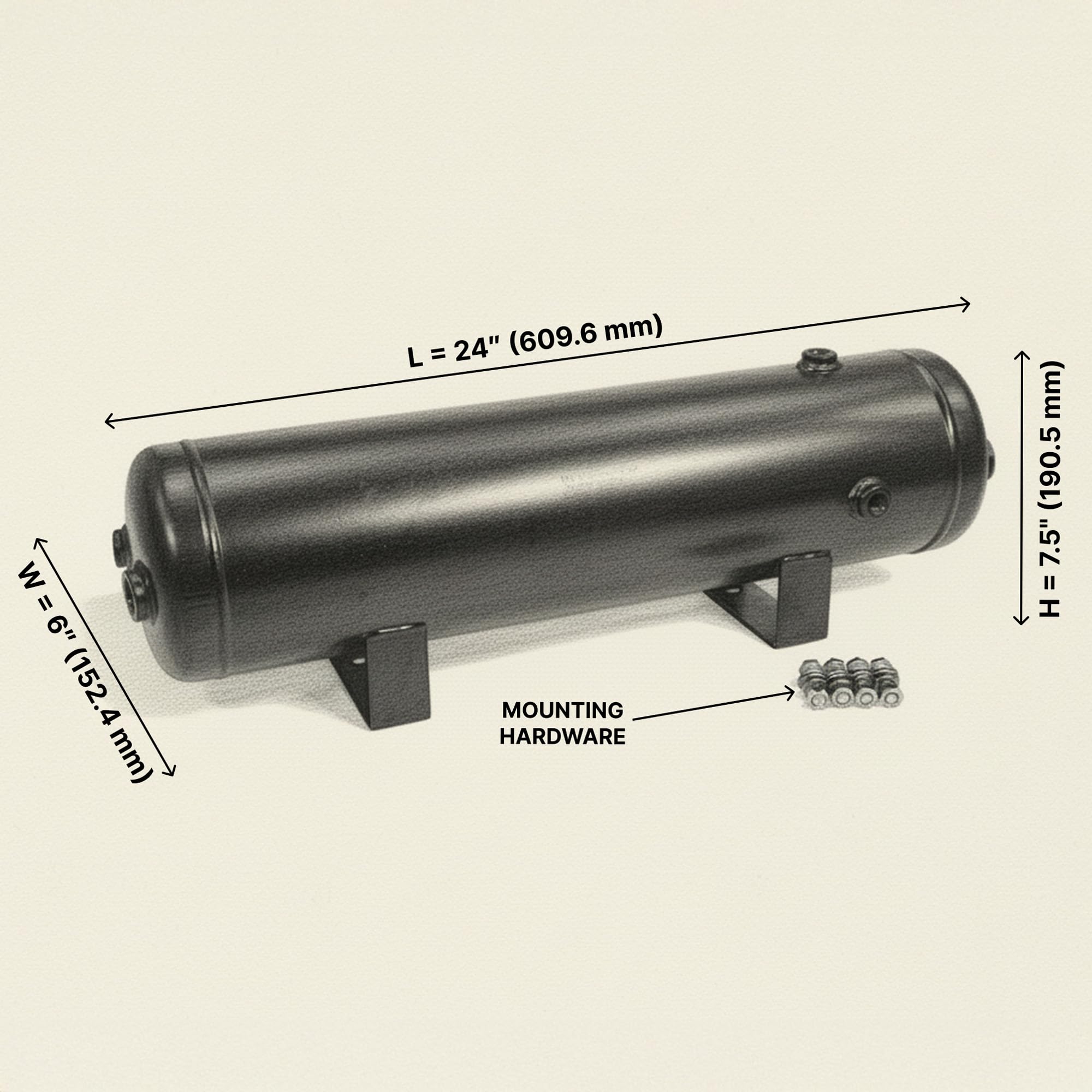 小物 CONLON III volsystem Amazon.com: HornBlasters 3-Gallon (11.35 Liters) 7 Port Air Tank