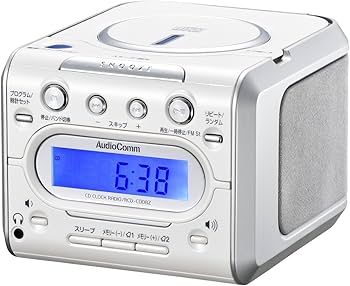 Amazon.co.jp: オーム電機 Audio Comm CDクロックラジオ 008 RCD-C008Z