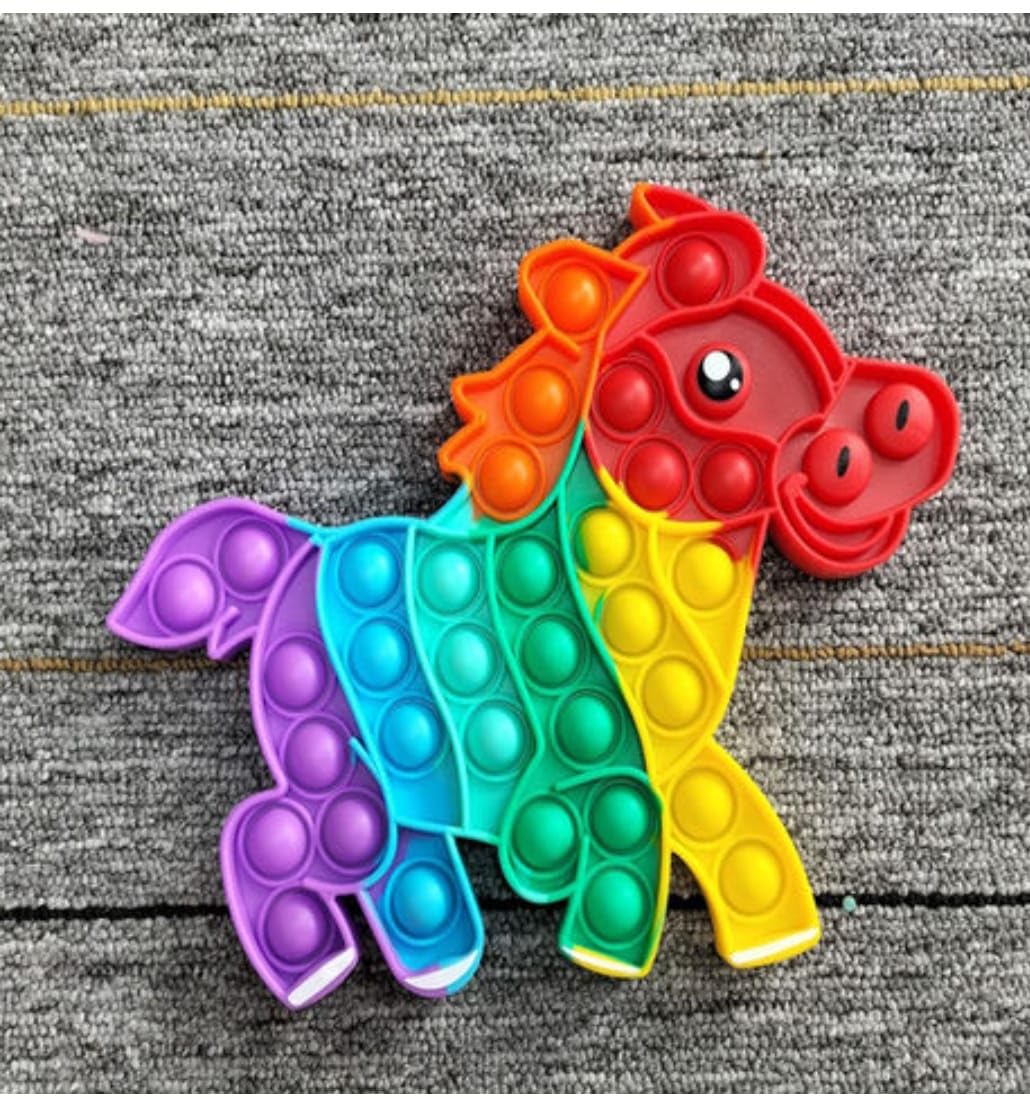 BUSHIKO Silicone Anti-Stress Toys Rainbow Bubble Popit Horse, Pony, Unicorn Anti-Stress for Adults and Kids Anti-Stress Sensory Toy (B0CNS6HWWD) Amazon Price History, Amazon Price Tracker