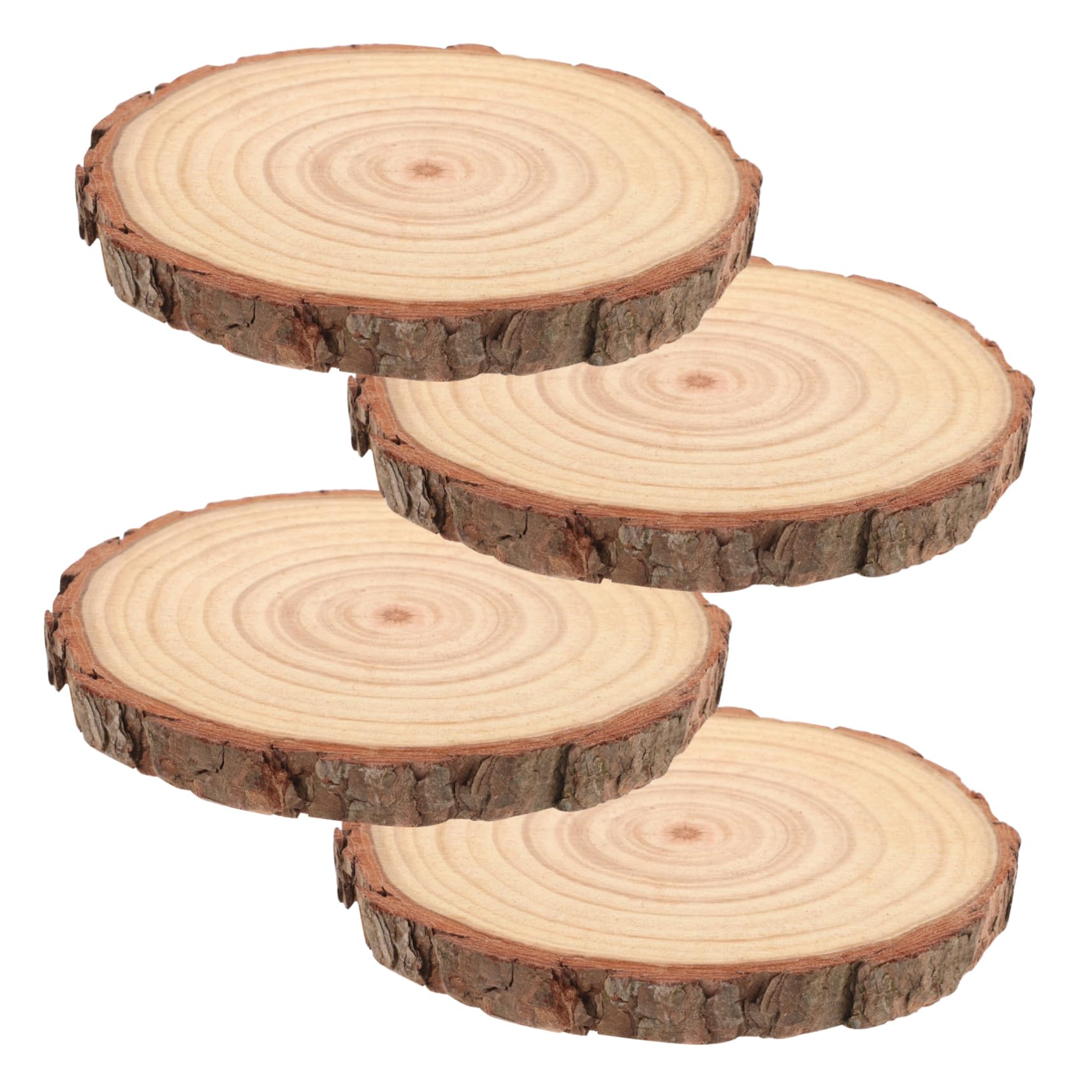 Operitacx 16stücke Naturholzscheiben Für Bastelarbeiten Unbehandelte Runde Holzplatten Dicke Für Malerei Hochzeiten Und Dekoration