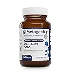 Metagenics Vitamin D3 5000 IU Supplement - High Potency Softgels for Immune, Bone & Heart Health* - 125 mcg Cholecalciferol in Coconut Oil for Enhanced Absorption* - Non-GMO, Gluten-Free - 120 Count