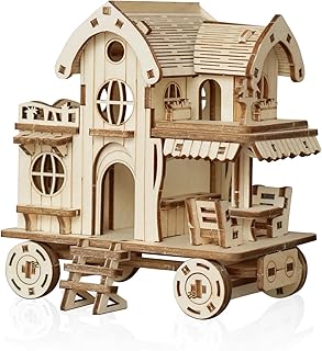 Comprar Comfoyar Puzzle 3D Casa Móvil, Maquetas Madera para Construir Adultos, DIY Construcciones Madera para Montar, Decoracion Hogar y Cumpleaños Navidad DÍa del Padre Regalos para Hombre Mujeres