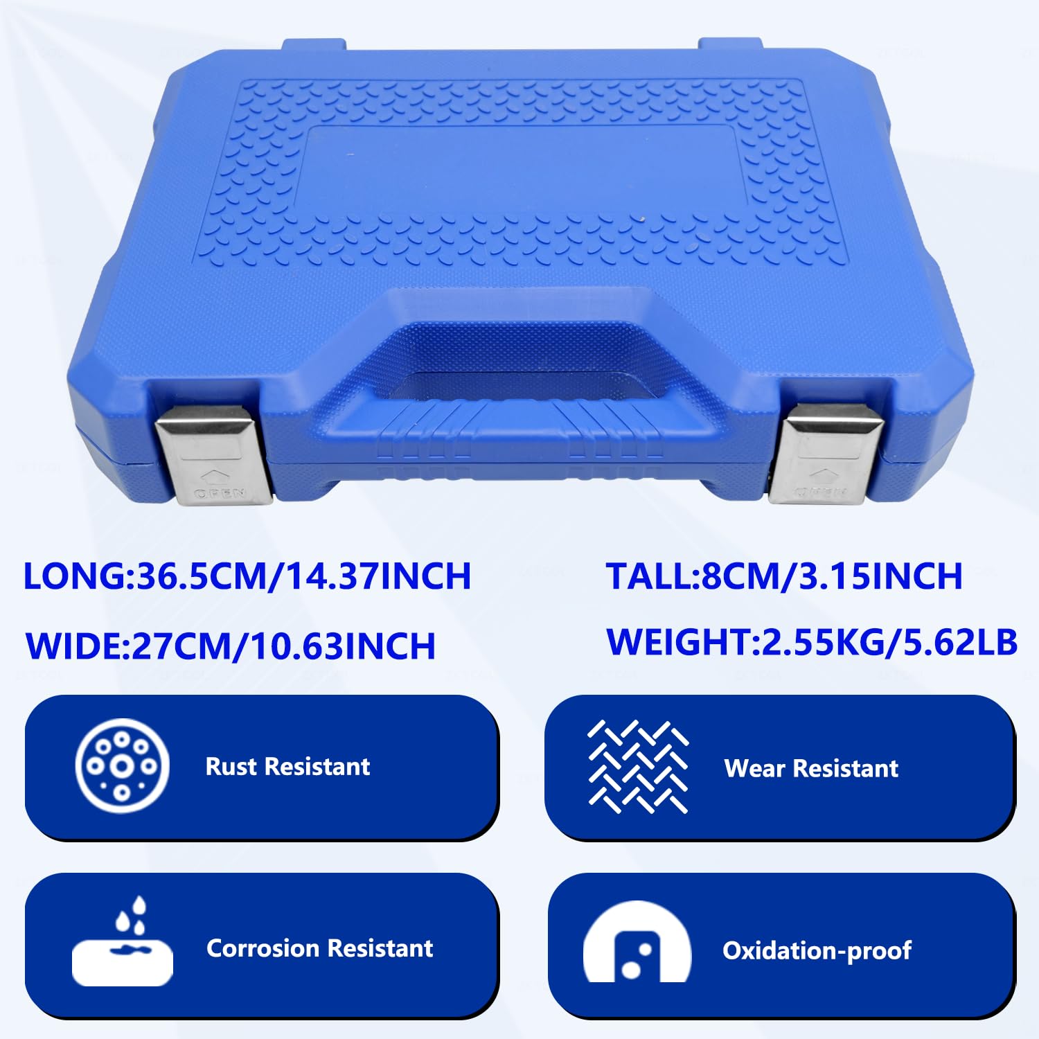 ZKTOOL Klucz nasadowy do przewodu paliwowego wtryskiwacza oleju napędowego, napęd 3/20.3 cm 1/5.1 cm, 8-27 mm, zestaw nasadek z nakrętką pochodną, 5-punktowe, do przewodowego czujnika temperatury