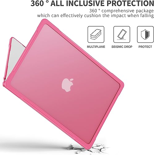 Miniatura 31 de Batianda Funda mejorada para MacBook Air de 15 pulgadas modelo 2025 2024 2023 versión M4 M3 M2 A3241/A3114/A2941, carcasa rígida protectora Gris