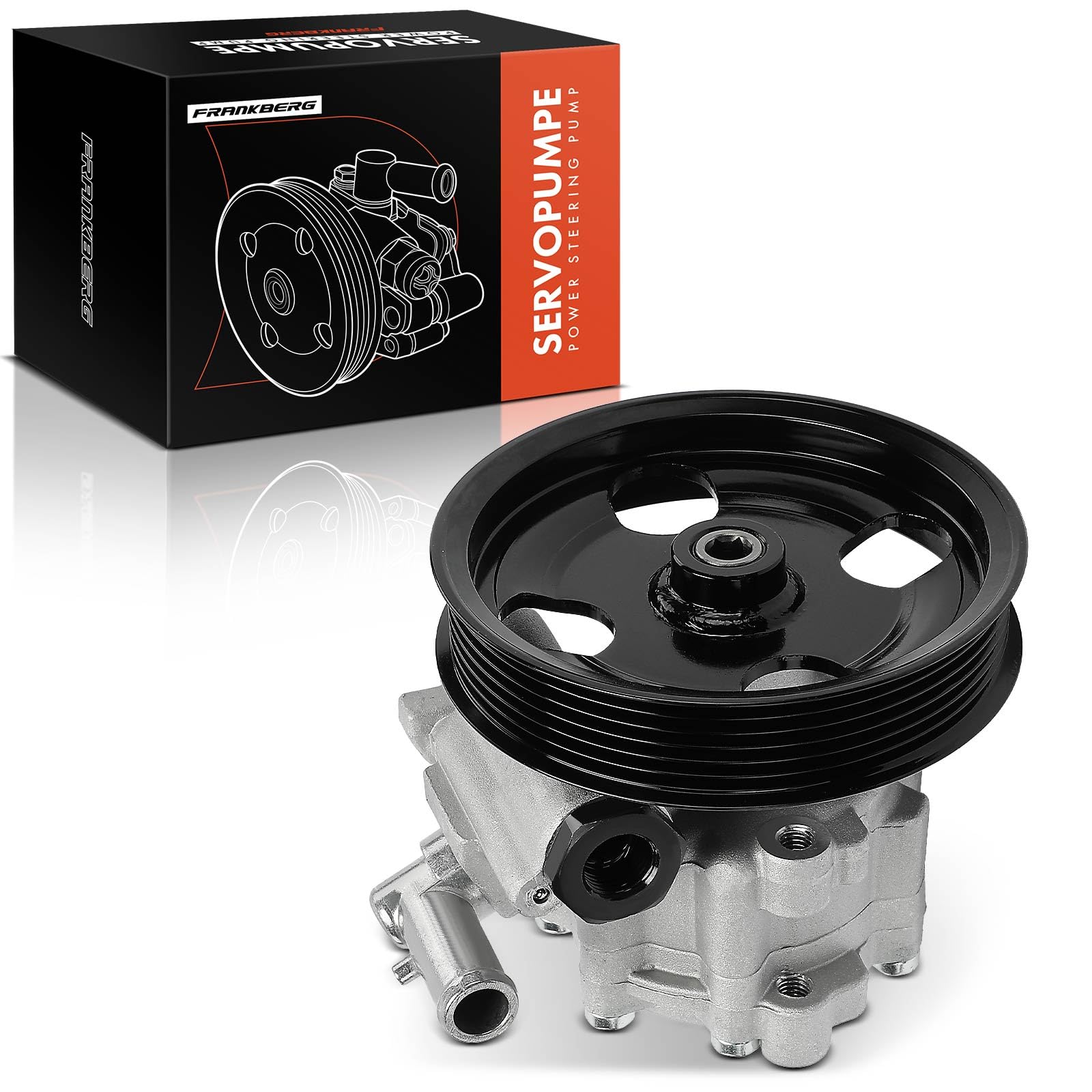 Frankberg 1x Power Steering Pump Diesel Compatible with 9-5 YS3E 1.9L-3.0L 2001-2009 9-5 Estate YS3E 1.9L-3.0L 2001-2009 Replace# 12756698