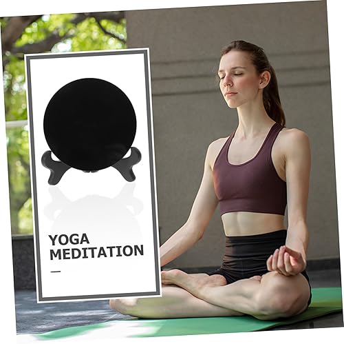 Miniatura 4 de 1 Unidades Elegance Graceling Obsidiana Scrying Mirror Espejo de obsidiana con soporte, artículos para el hogar, decoración del hogar, espejo de