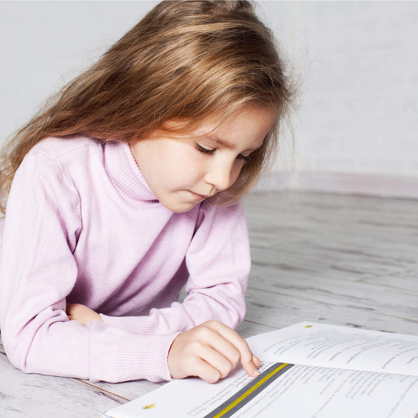 48 Pieces Guided Reading Strips with 3 Styles Highlight Bookmarks Colored Overlay Reading Tracking Rulers for Children Students Teachers Help with Dyslexia - Image 5