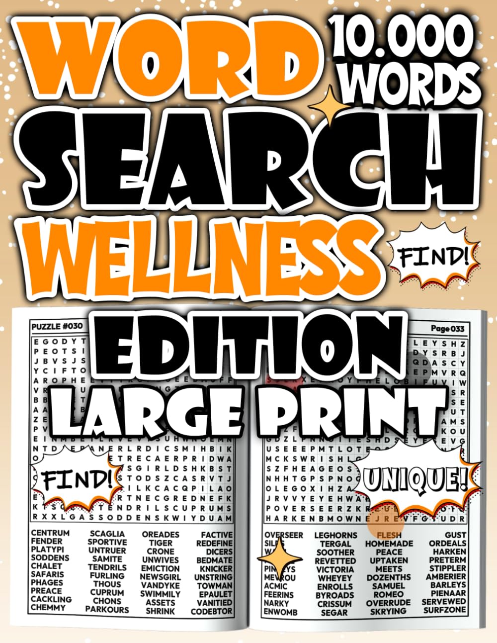Word Search Wellness Edition - 10,000 Words for a Healthier Mind