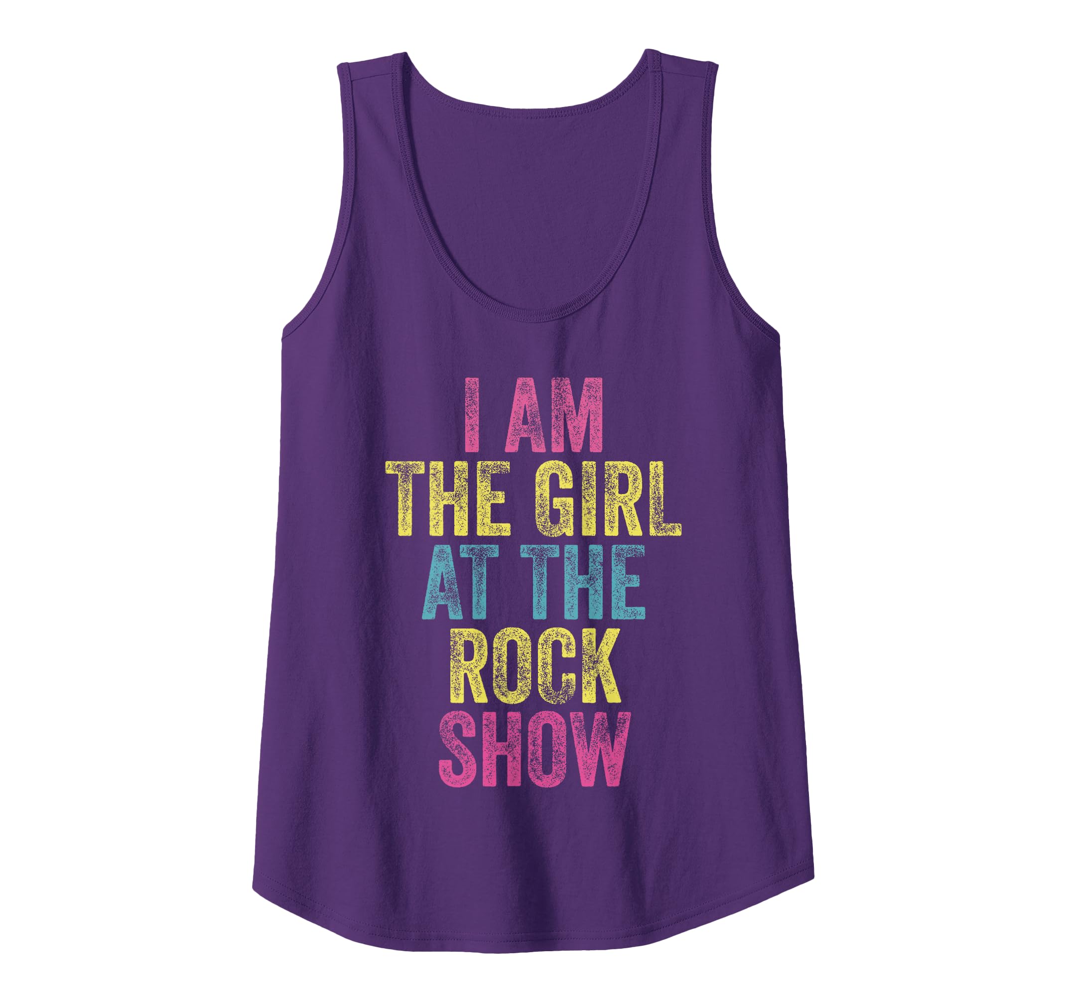 Vintage I Am The Girl At The Rock Show Tank Top