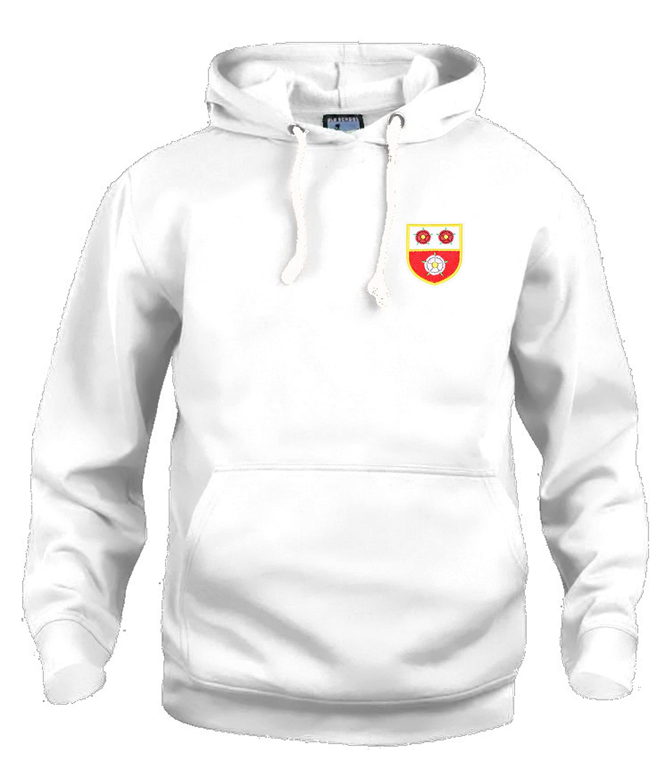 Southampton 1940s Retro Football Hoodie Embroidered Logo White