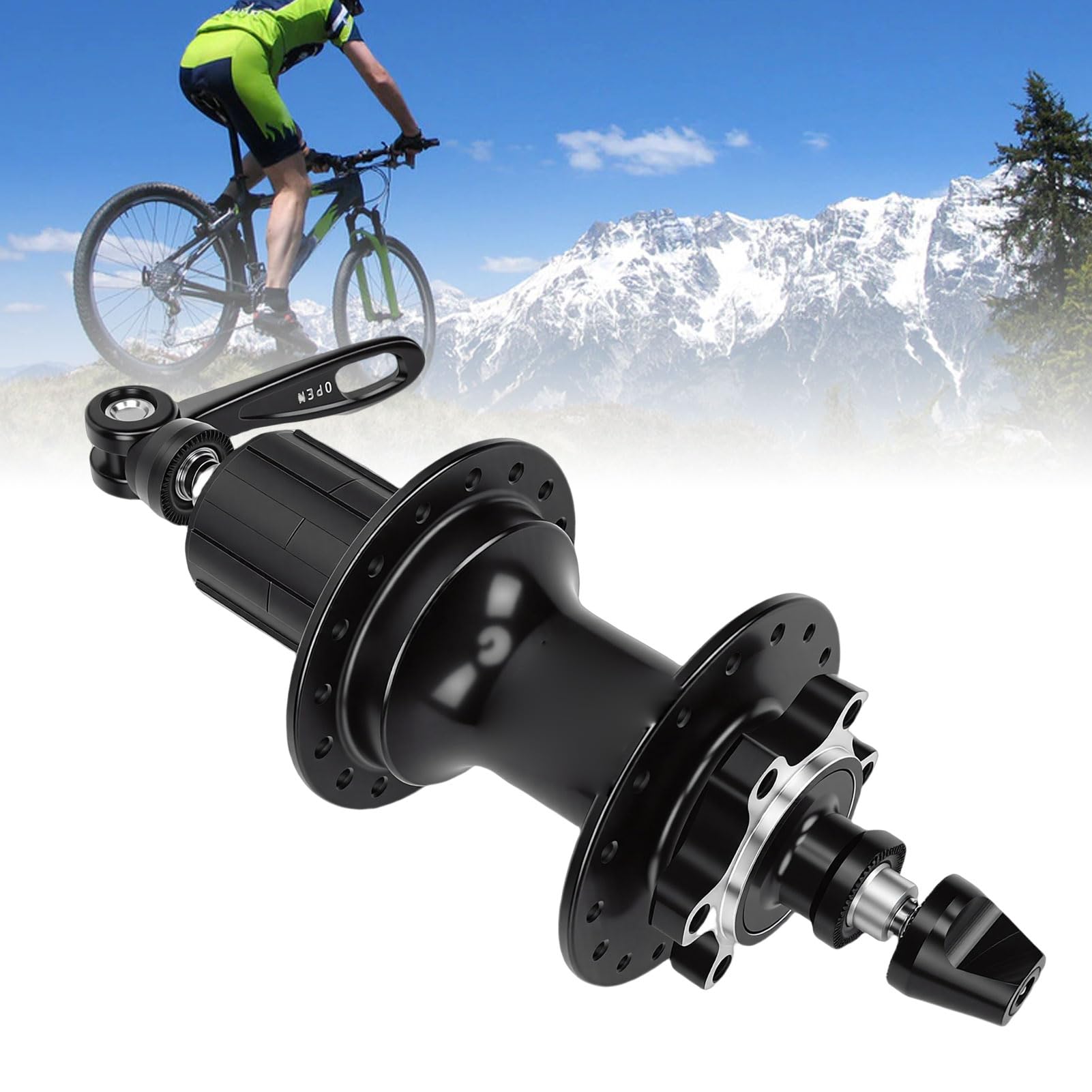 Fahrrad-Scheibenbremsnabe, 32-Loch-Hinterrad-Scheibenbremsnabe