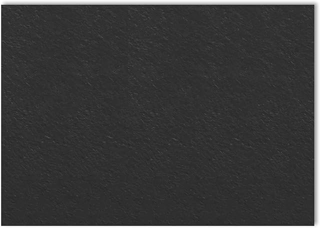 50 Sheets, A5 300gsm Card Thick Art Paper - Black